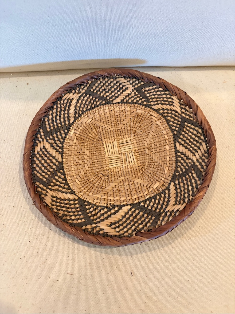NEW Africa Woven Basket. Made by the Binga people of Zambia/Zimbabwe